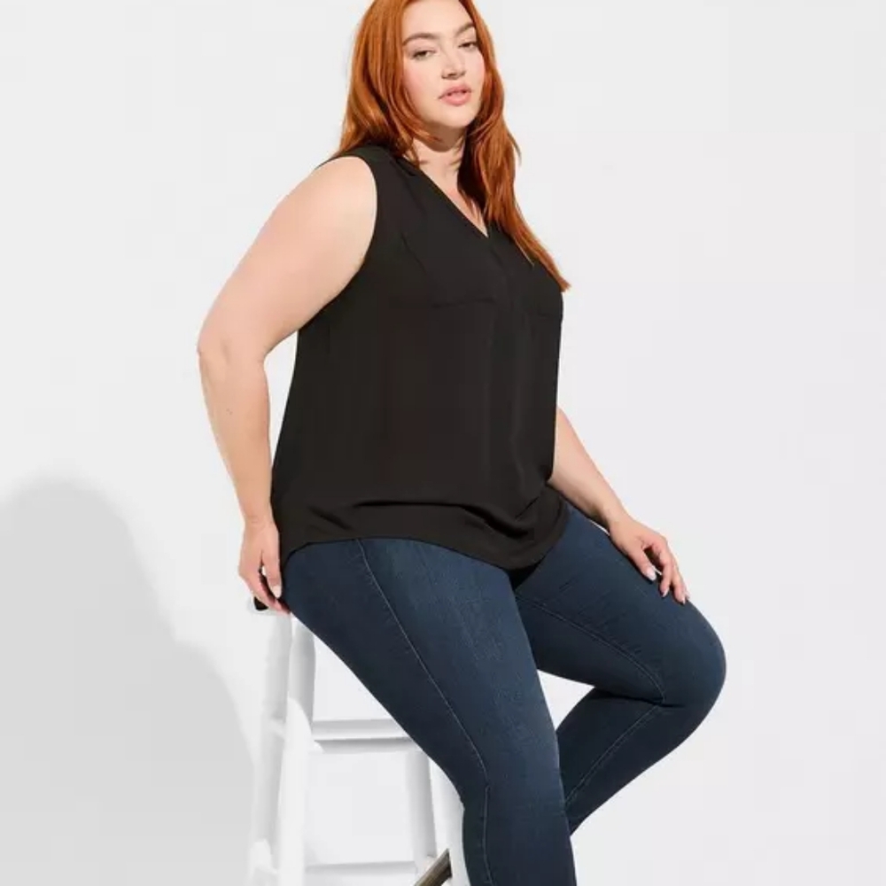 Harper Georgette Sleeveless Blouse